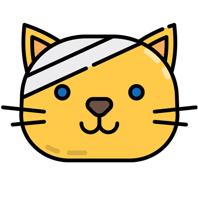 Chat bandeau veto